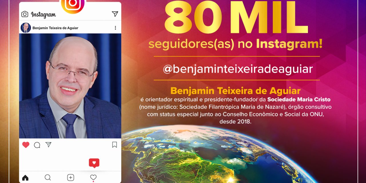 80 mil seguidores(as) no Instagram!