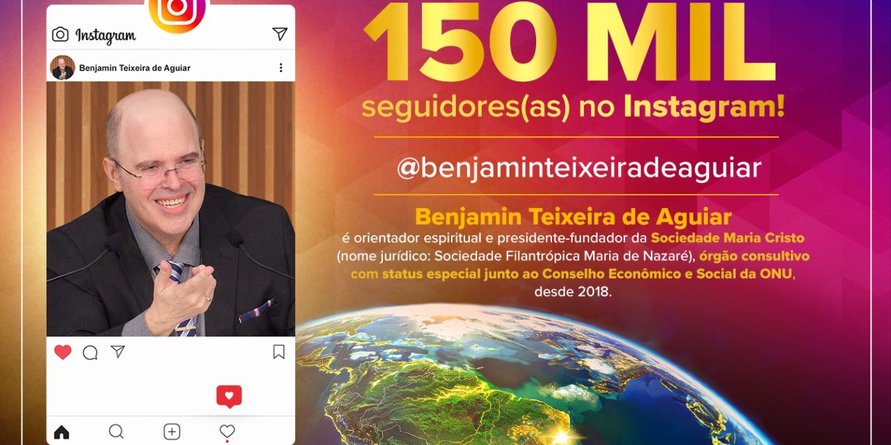150 mil seguidores(as) no Instagram!