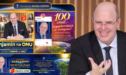 CSW70 da ONU, marco no Instagram e novo canal no YouTube – 3 recentes e importantes realizações do orientador espiritual Benjamin Teixeira de Aguiar
