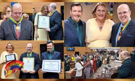 Assembleia Legislativa de Sergipe condecora o orientador espiritual Benjamin Teixeira de Aguiar com a Medalha da Ordem do Mérito Parlamentar