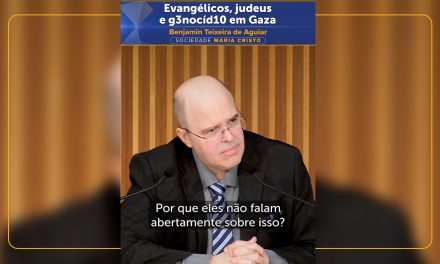 Evangélicos, judeus e g3nocíd10 em Gaza