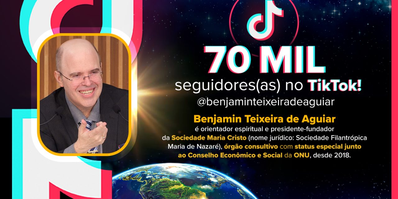 70 mil seguidores(as) no TikTok!