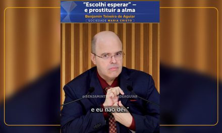 “Escolhi esperar” – e prostituir a alma