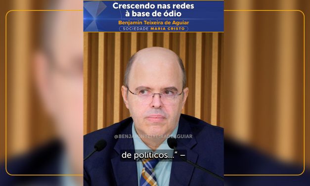 Crescendo nas redes à base de ódio