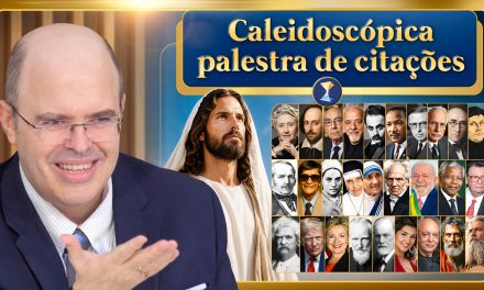 Caleidoscópica palestra de citações, com foco na busca de significado, autoconhecimento e felicidade