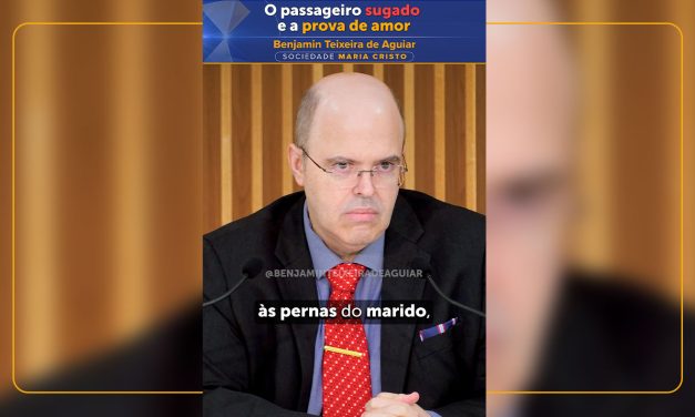 O passageiro sugado e a prova de amor