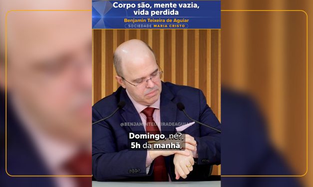 Corpo são, mente vazia, vida perdida