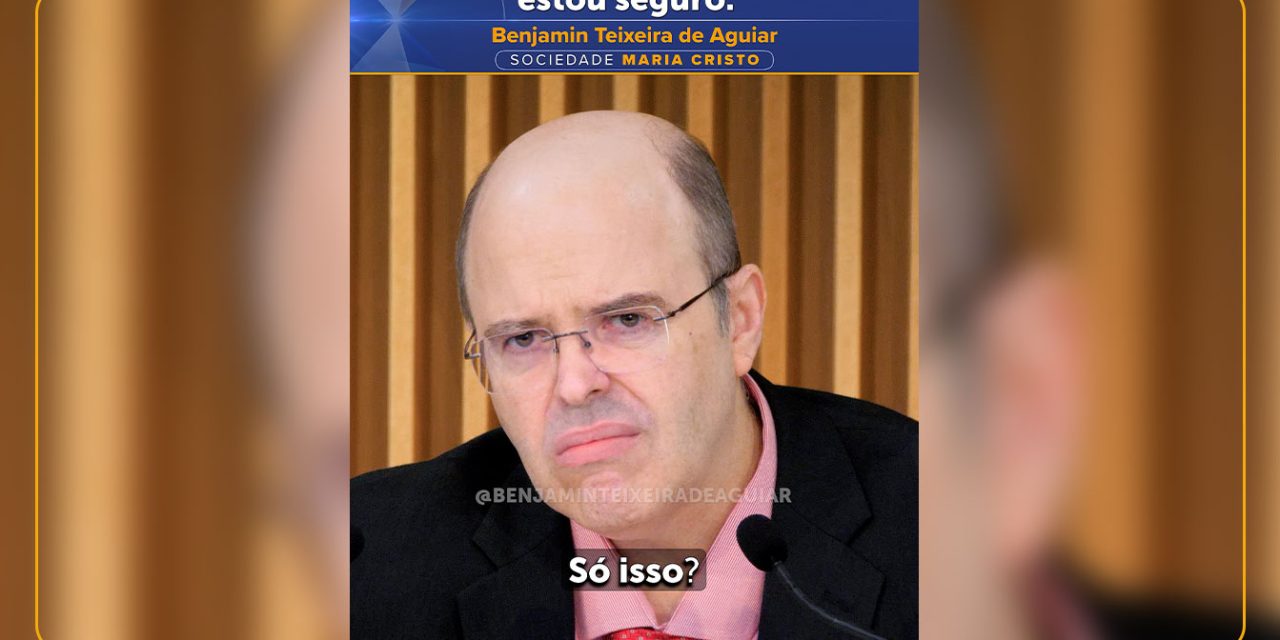 “Sou rico, estou seguro.”