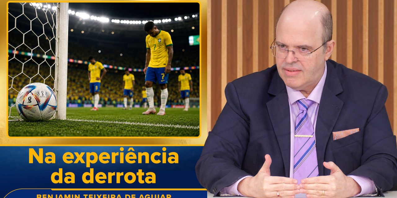 Derrota na Copa e eventual tema da palestra do orientador espiritual Benjamin Teixeira de Aguiar