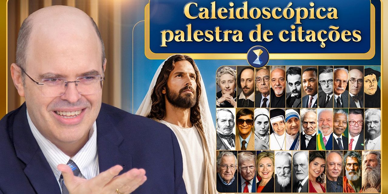 Caleidoscópica palestra de citações, com foco na busca de significado, autoconhecimento e felicidade