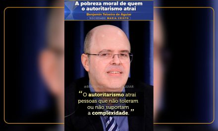 A pobreza moral de quem o autoritarismo atrai