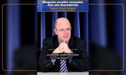 Ninguém escolhe vocações: elas são descobertas