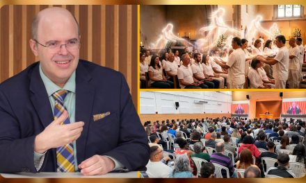 Retorno do serviço de passes ao início das palestras públicas do orientador espiritual Benjamin Teixeira de Aguiar