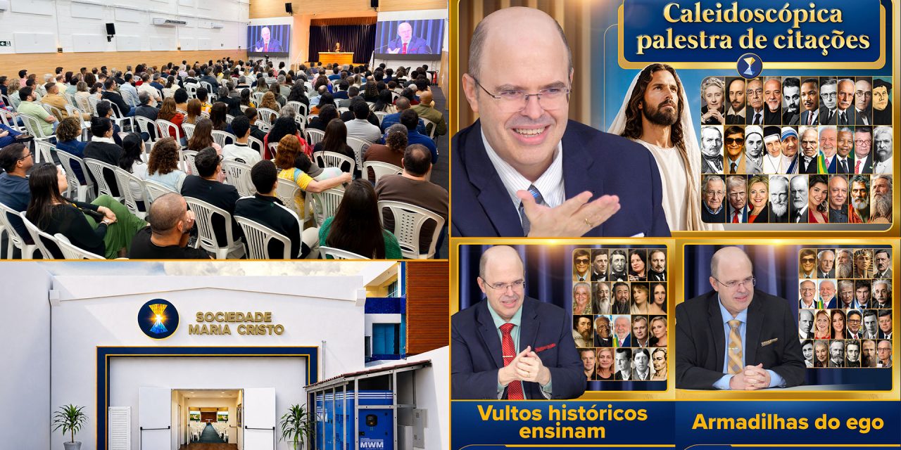 Cultura enciclopédica e sabedoria pragmática marcam palestras do orientador espiritual Benjamin Teixeira de Aguiar