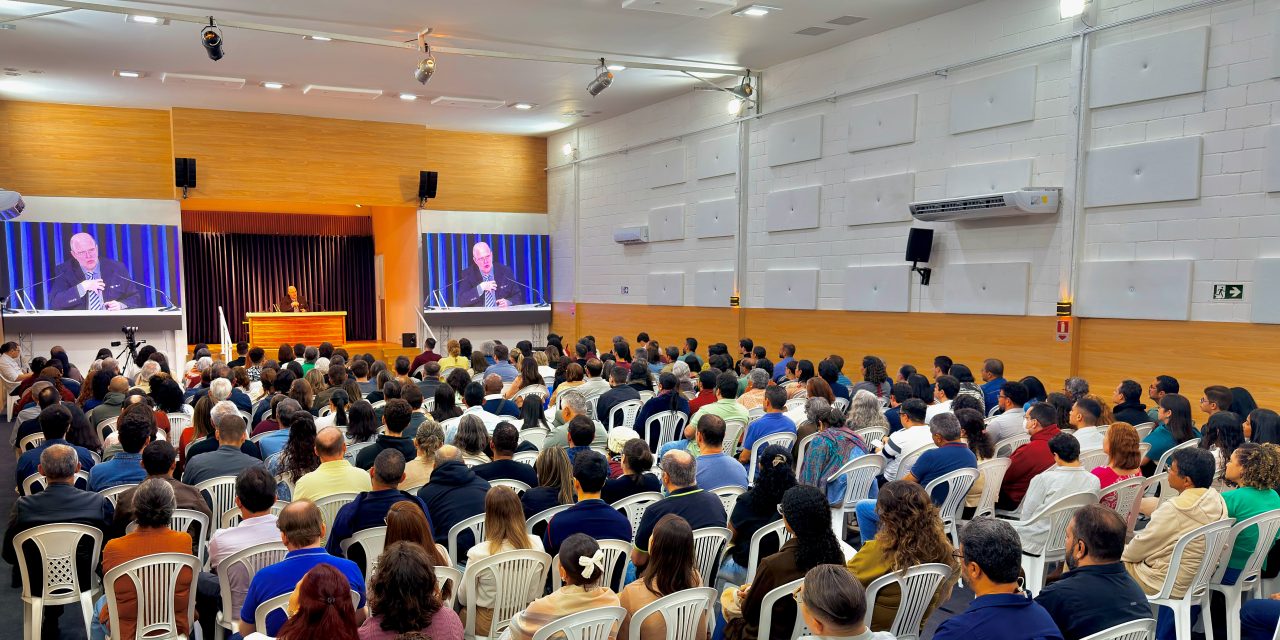 Hoje (30/08) é dia de mais uma Palestra de Benjamin Teixeira de Aguiar