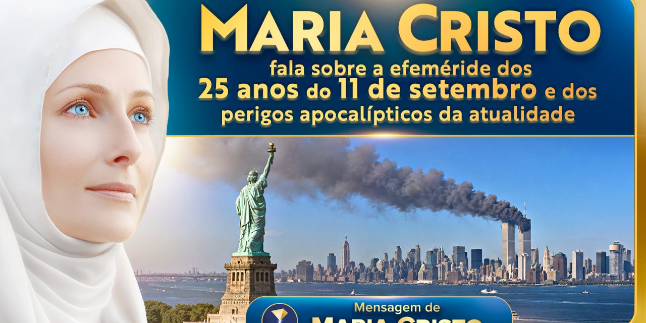 Maria Cristo fala sobre a efeméride dos 25 anos do 11 de setembro e dos perigos apocalípticos da atualidade