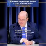 Correndo para ganhar tempo e jogar o tempo fora…