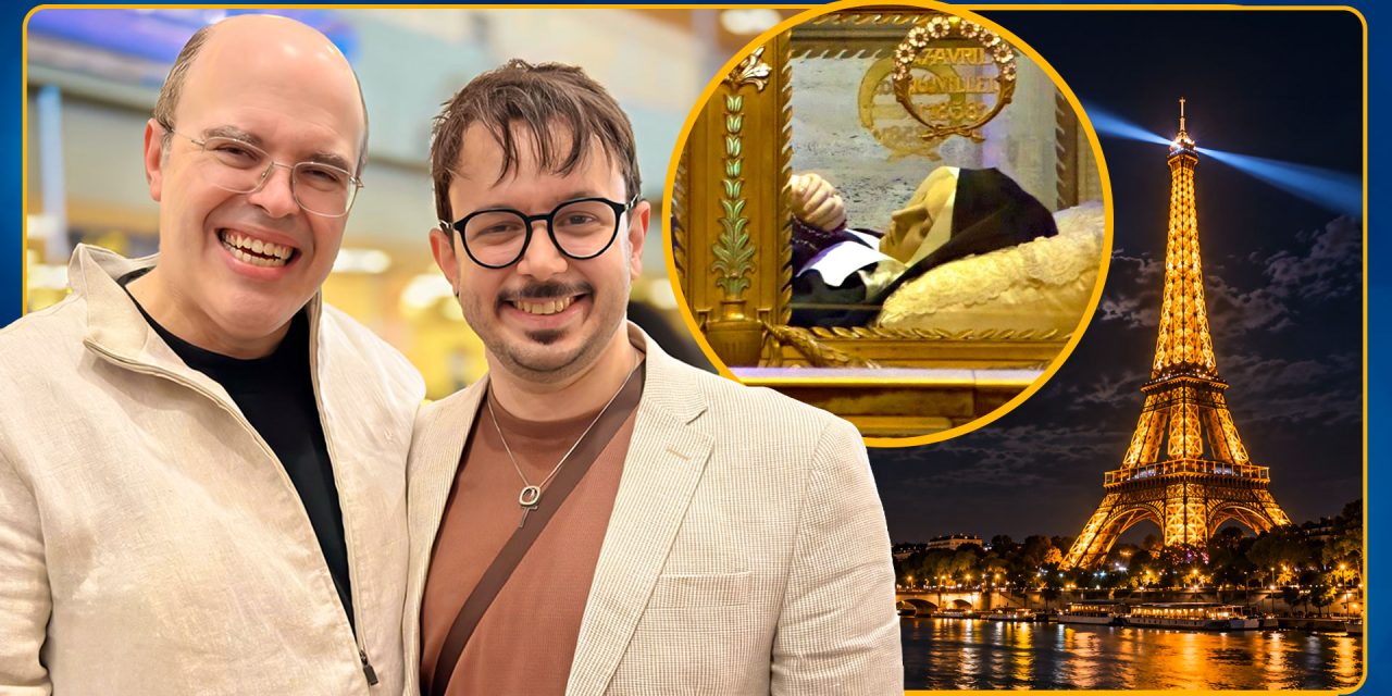 Palestra em solo francês, com transmissão ao vivo, e a bonomia inspiradora do orientador espiritual Benjamin Teixeira de Aguiar