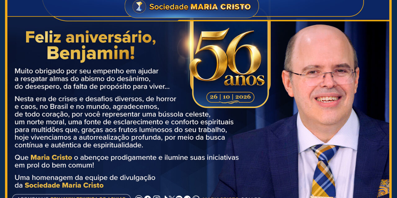Feliz aniversário, Benjamin!