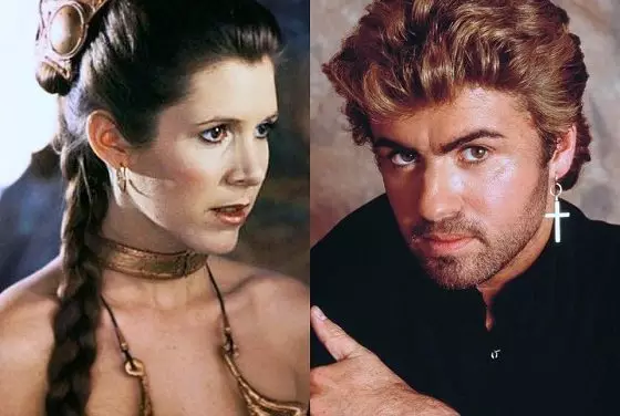 A misteriosa coincidência das mortes de Carrie Fisher e George Michael numa mesma semana
