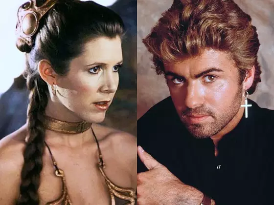 A misteriosa coincidência das mortes de Carrie Fisher e George Michael numa mesma semana