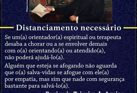 Distanciamento necessário