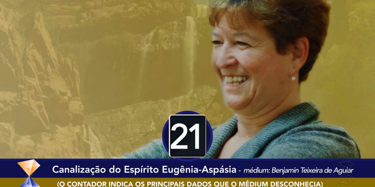 Espírito Eugênia-Aspásia se dirige a uma aluna residente nos EUA.