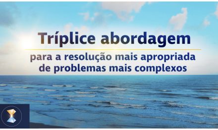 Tríplice abordagem para a resolução mais apropriada de problemas mais complexos