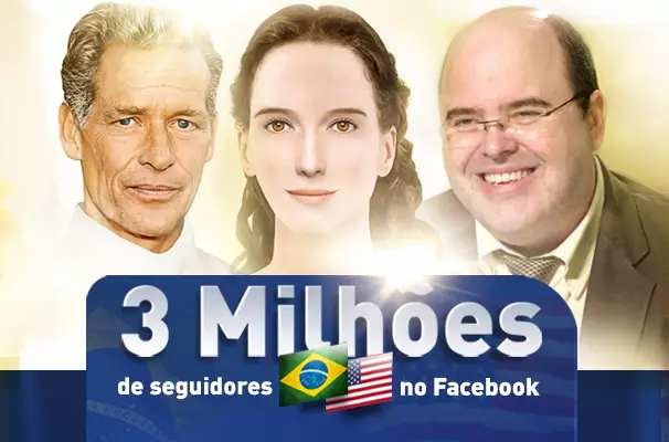 3 Milhões de seguidores no Facebook