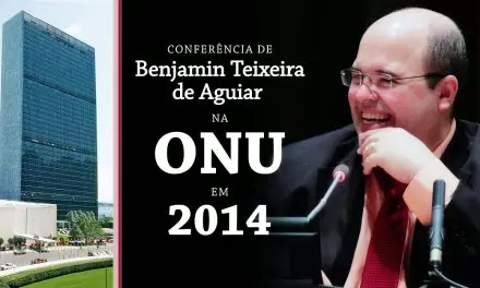 Conferência de Benjamin Teixeira de Aguiar na ONU, em 2014