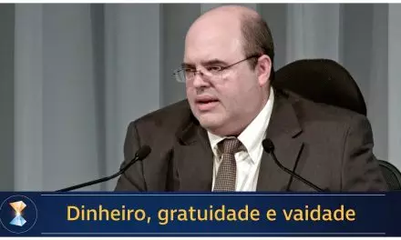 Dinheiro, gratuidade e vaidade