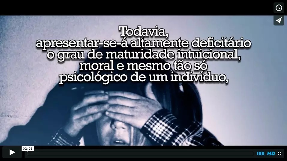 Fé e maturidade – videomensagem.