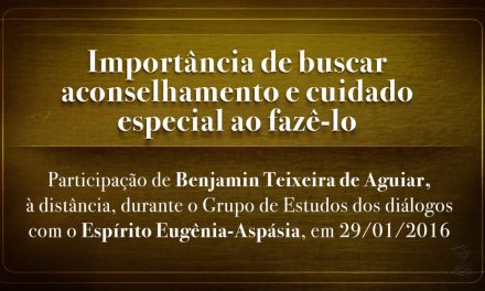 Importância de buscar aconselhamento e cuidado especial ao fazê-lo