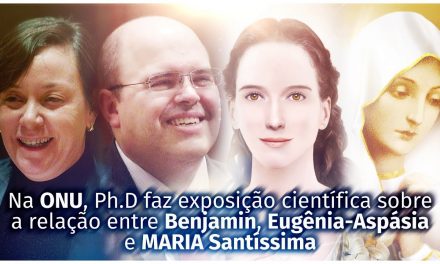 Na ONU, Ph.D. faz exposição científica sobre a relação entre Benjamin, Eugênia-Aspásia e MARIA Santíssima