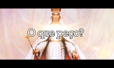 O que peço – videomensagem.